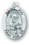 Sterling Silver Patron Saint Medals - Male Saints - Catholic Shoppe USA - 32