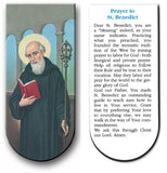 magnetic bookmark Prayer to St Benedict