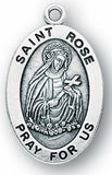 Sterling Silver Patron Saint Medals - Female Saints - Catholic Shoppe USA - 48