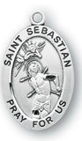 Sterling Silver Patron Saint Medals - Male Saints - Catholic Shoppe USA - 35