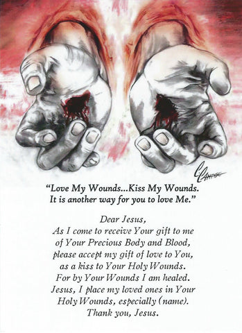 The Wounded Hands of Jesus - Catholic Shoppe USA 