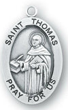 Sterling Silver Patron Saint Medals - Male Saints - Catholic Shoppe USA - 37
