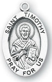 Sterling Silver Patron Saint Medals - Male Saints - Catholic Shoppe USA - 38